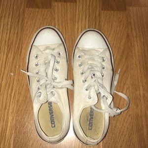 Authentic white converse